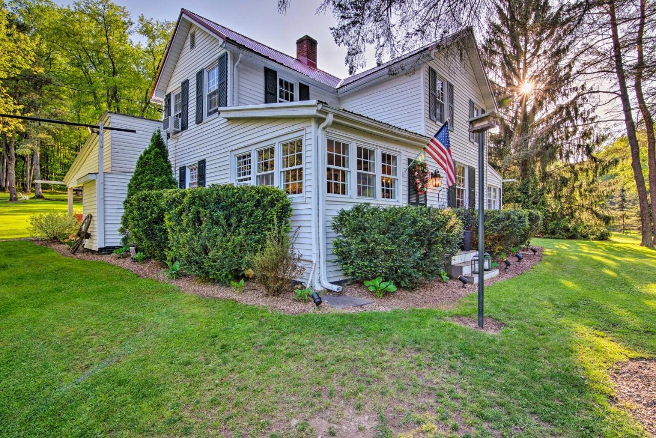 3-Acre Lodge With Snowmobile And Four-Wheeling Trails Coudersport Exterior foto